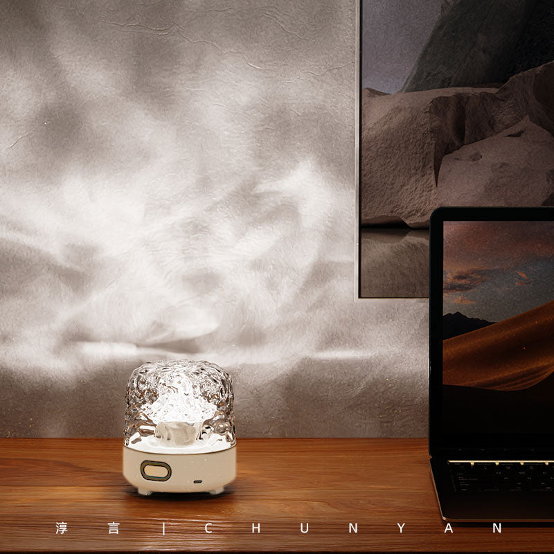 Water ripple desk lamp